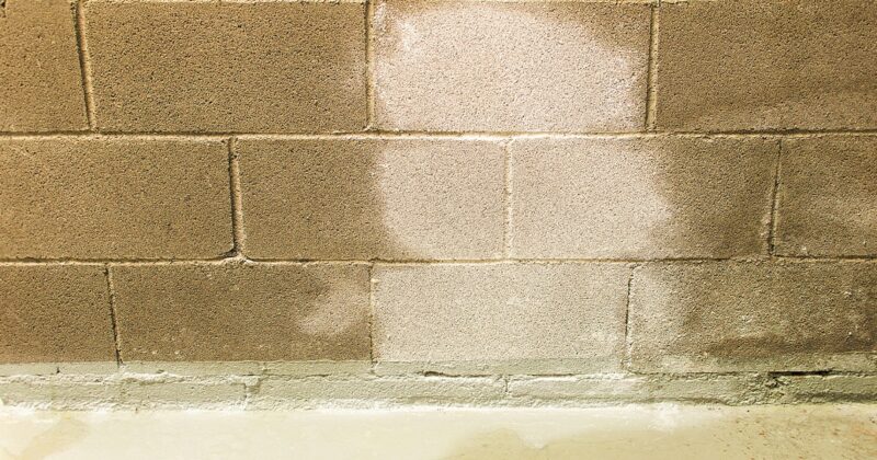 traiter mur inondation humidité déshumidificateur séchage